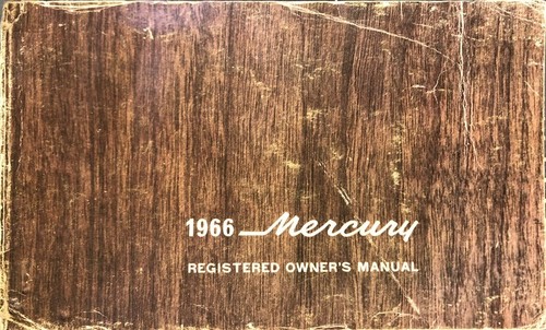 1966 mercury registered owners - registered,