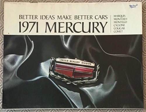 Mercury 1971 usa - mercury, sales